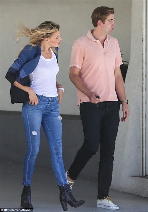 Kelly Rohrbach Gets Playful Pat On The Behind From Mystery Man Daily
