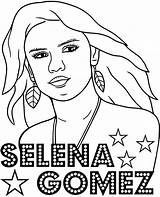 Selena Kolorowanki Topcoloringpages Piosenkarze sketch template