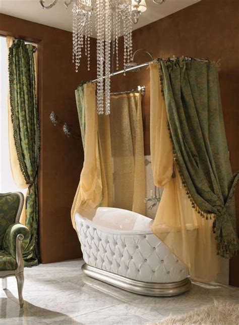 Bathroom Decor Ideas Luxurious Shower Curtains Rotator Rod