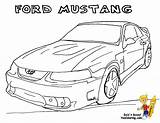 Coloring Car Mustang Ford Pages Muscle Yescoloring Cars Mustangs Kids Boys sketch template