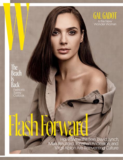 wonder woman star gal gadot for w magazine tom lorenzo