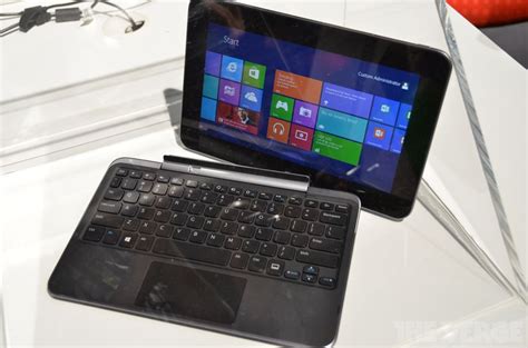 dell announces xps  windows rt tablet  keyboard dock  verge