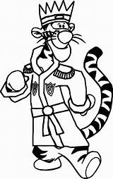 Tigger Coloring Pages King Print Getcolorings Baby Wecoloringpage sketch template