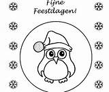 Kleuren Kerstkaarten sketch template