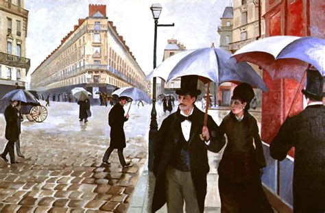 gustave caillebotte paris a rainy day 1877 paris street rainy day