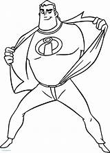 Incredibles Coloring Pages Getdrawings sketch template
