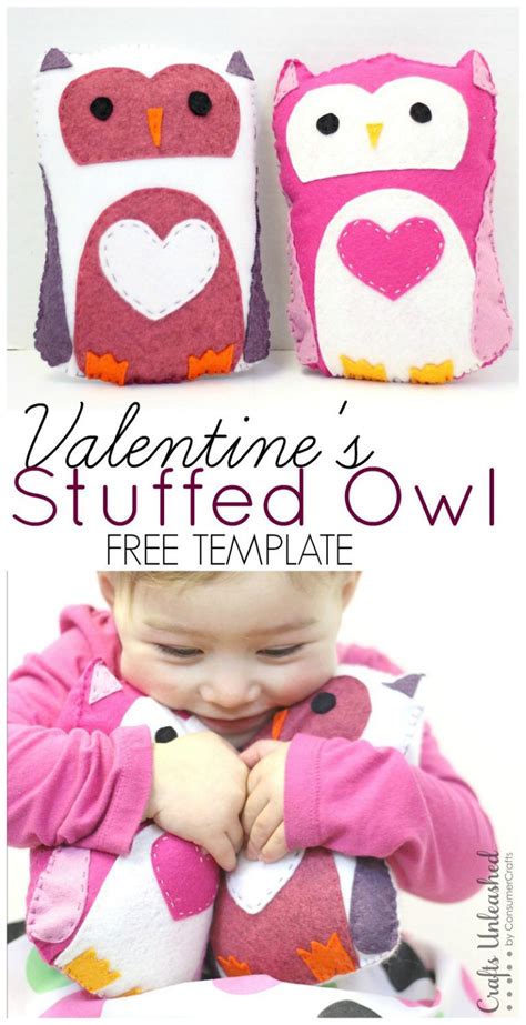owl template stuffed owl tutorial crafts unleashed felt owl