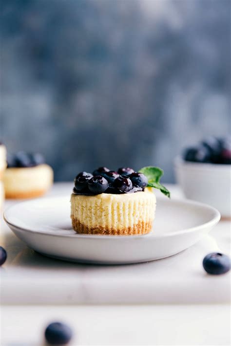 Mini Blueberry Cheesecakes Chelsea S Messy Apron