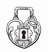 Padlock Cadeado Th06 Locket Clipartpanda Chave Fc02 Keyhole Desenhos sketch template