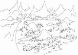 Coloring Pages Meadow Yosemite Mountains Bellied Yellow Over Printable Marmot Bluebison Getcolorings Alpine Looking Getdrawings Color Comments Meadows sketch template
