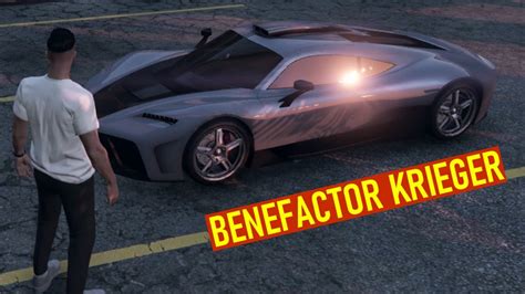 Finding Location Of Exotic Car Benefactor Krieger Super Gta 5 Online