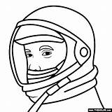 Astronaut Mask Shutdown sketch template