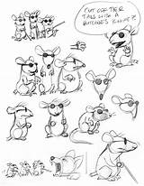 Blind Mice Coloring sketch template