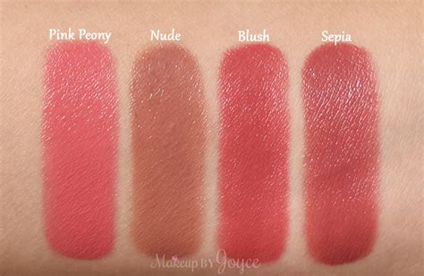 makeupbyjoyce swatches review burberry kisses and lip velvet