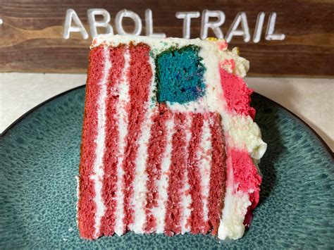 Homemade Gf Cake With Buttercream Frosting 4th Of July Inspired And It