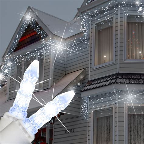 led icicle lights  christmas tree home design ideas