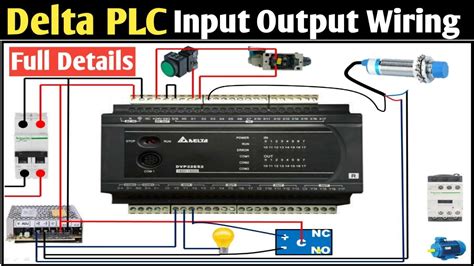 plc input output wiring plc wiring  source  sink modedelta plc wiring atsntechnical