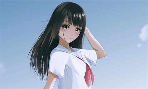 1280x768 Cute Anime School Girl 5k 1280x768 Resolution Hd 4k Wallpapers