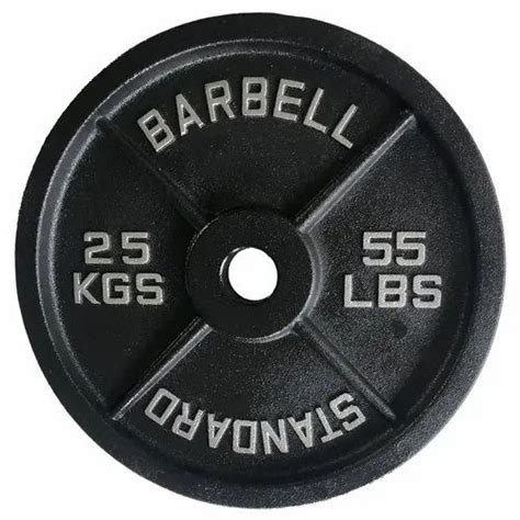 black cast iron barbell gym weight plates weight  kg  rs kg