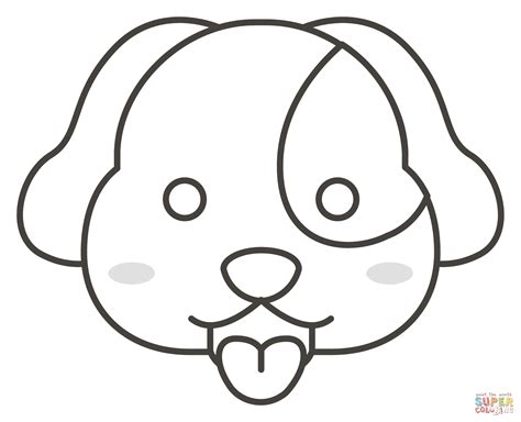 dog face coloring pages printable