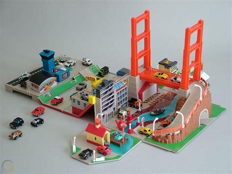 micro machines super city toolbox play set boxed complete   vehicles