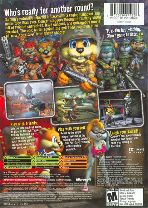 Conker Live And Reloaded Details Launchbox Games Database