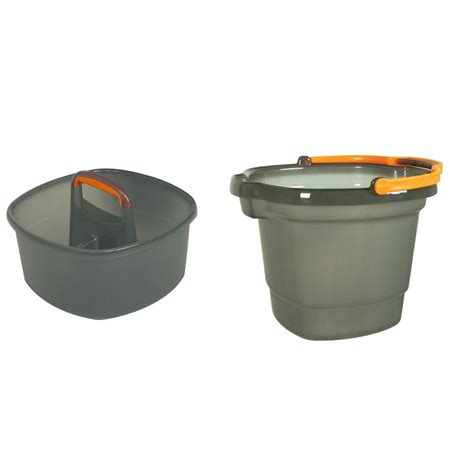 casabella  gal bucket  nesting storage caddy   home depot