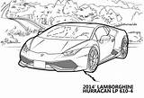 Lamborghini Coloring Pages Huracan Printable Wonder Road 2021 sketch template
