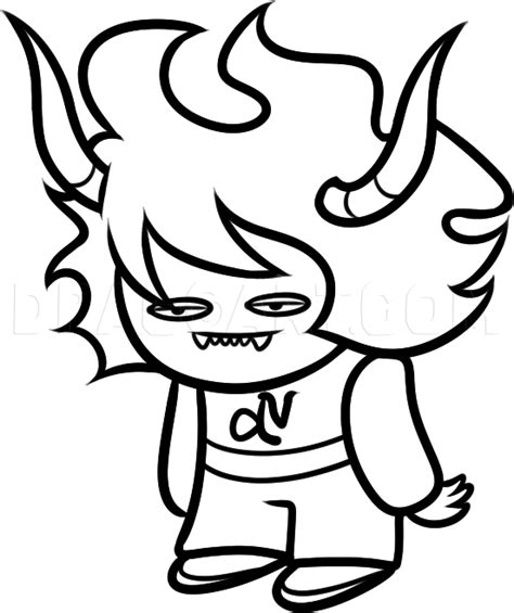 draw gamzee homestuck coloring page trace drawing