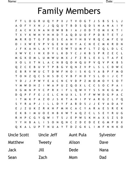 szelessegi koer arbitrazs family members word search puzzle beteg