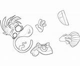 Coloring Rayman Pages Legends Popular Coloringhome sketch template