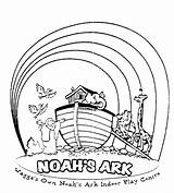 Noah Ark Coloring Pages Noahs Rainbow Flood Bible Animal Drawing Animals Covenant Template Printable Kids Colouring Sheets Color Sketch Drawings sketch template