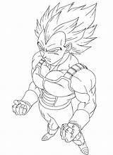 Vegeta Coloring Pages Goku Vs Super Ssgss Getcolorings Saiyan Getdrawings Ssj sketch template