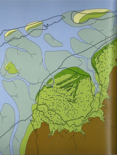 terpen noordwest friesland  na chr oude kaarten cartografie kaarten