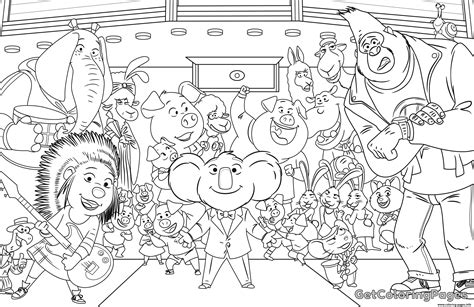 sing colouring page coloring page printable