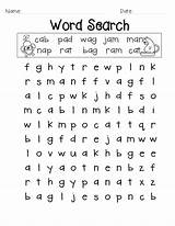 Word Search Easy Printable Kids Grade Worksheets 1st First Puzzle Coloring Puzzles Year Kindergarten Print Fun Find Pages Math Short sketch template