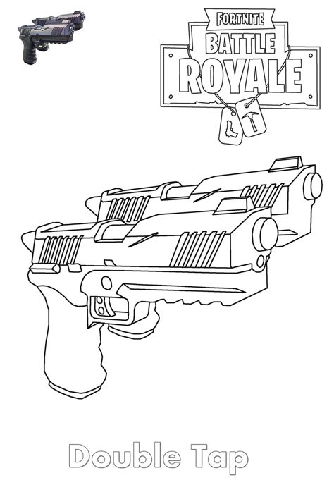 simple fortnite skin coloring pages double  kids  printable