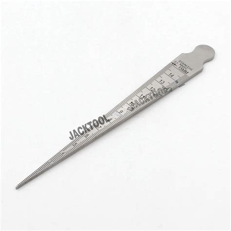 mm stainless taper welding gauge gage thickness mm test welding taper gauge taper ruler