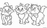 Fille Chaton sketch template