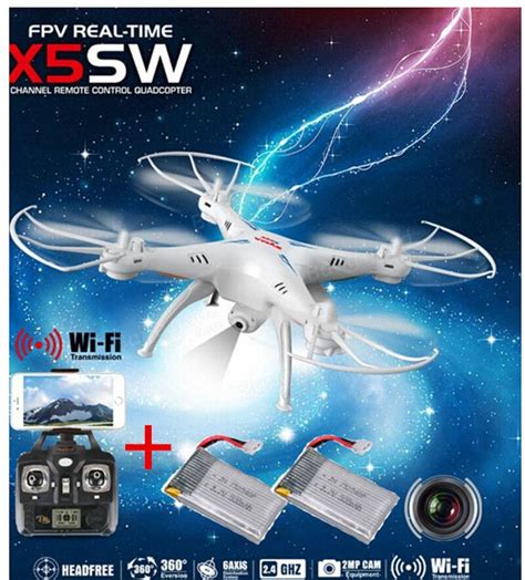 syma xsw  explorers  wifi fpv  rc quadcopter mp camera rtf pcs mah battery  rc