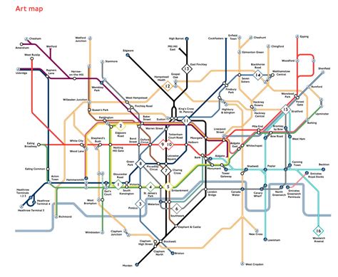 tube map released  tube art tours announced