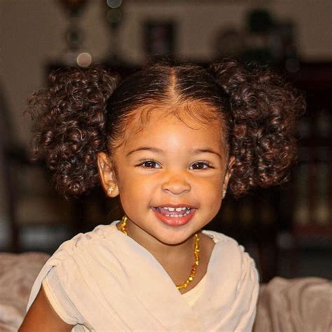 cute mixed baby girls  curly hair