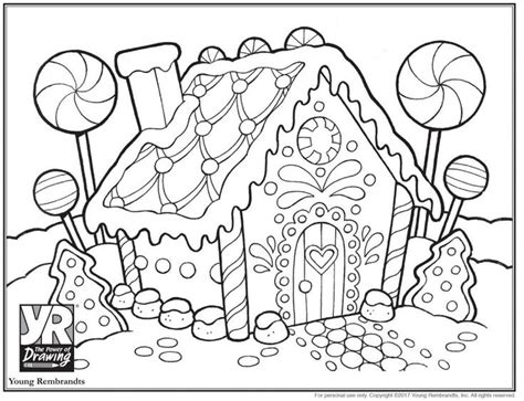 gingerbread coloring pages coloring pages gingerbreadhouse coloringpage