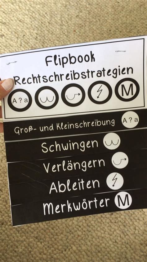 fresch rechtschreibstrategien flipbook einschulung