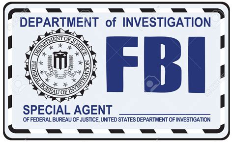 printable fbi badge template