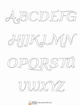 Italic Stencils sketch template