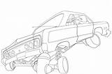 1970 Impala sketch template