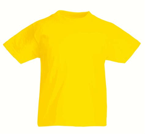 yellow shirt cartoon clipart