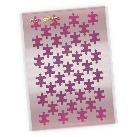 jigsaw stencil puzzle pattern craft template craftstar