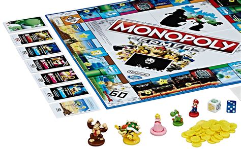 super mario monopoly nintendo teams   hasbro  monopoly gamer